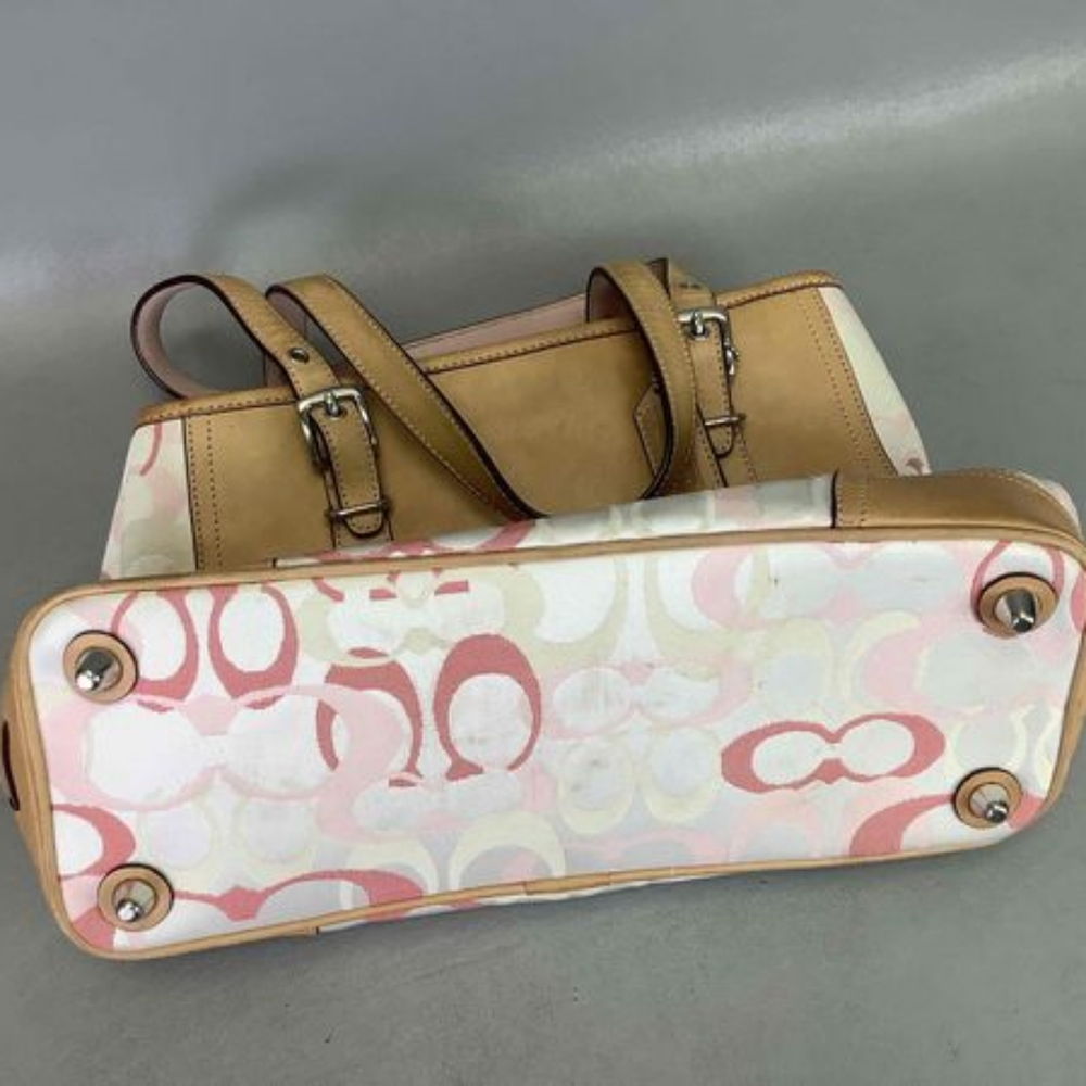 Coach Purse-Signature Jacquard Doctor's Bag, w/COA - Picture 3 of 6